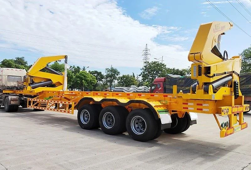 Self Lifting Container Semi Trailer