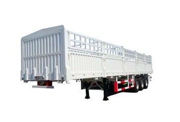 販売のための 3 軸カーゴ フェンス セミ トレーラー
